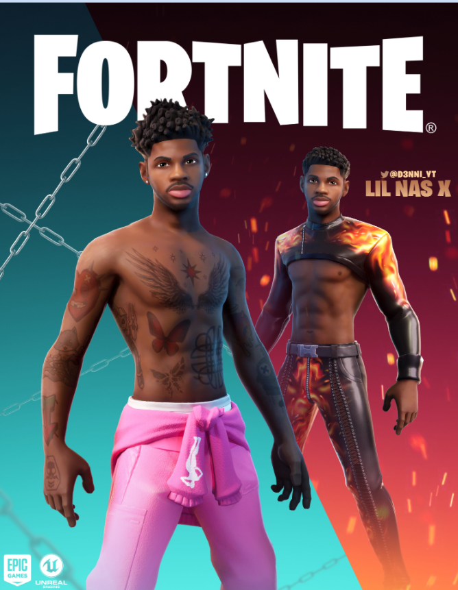 Lil Nas X Fortnite Concept by @D3NNI_yt