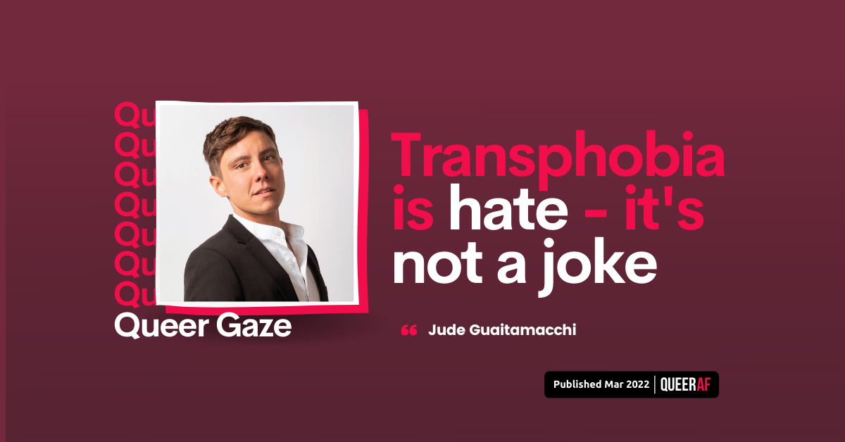 Transphobia is no way to build a comedy career