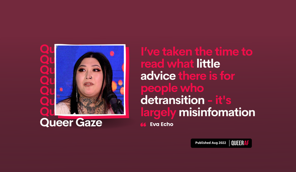 People who detransition deserve the trans community's support and compassion