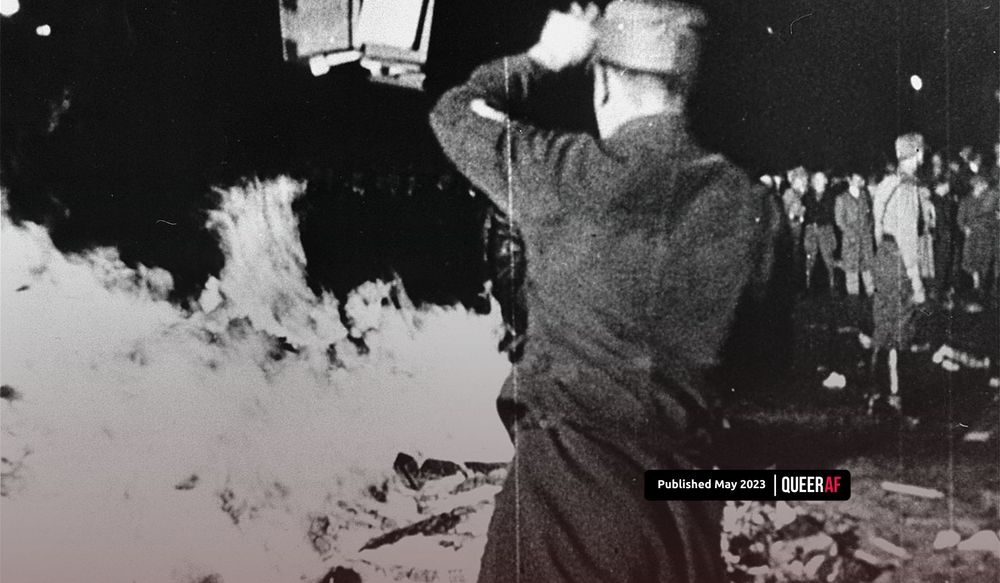 I just learned this famous Nazi book burning happened at world’s first trans clinic
