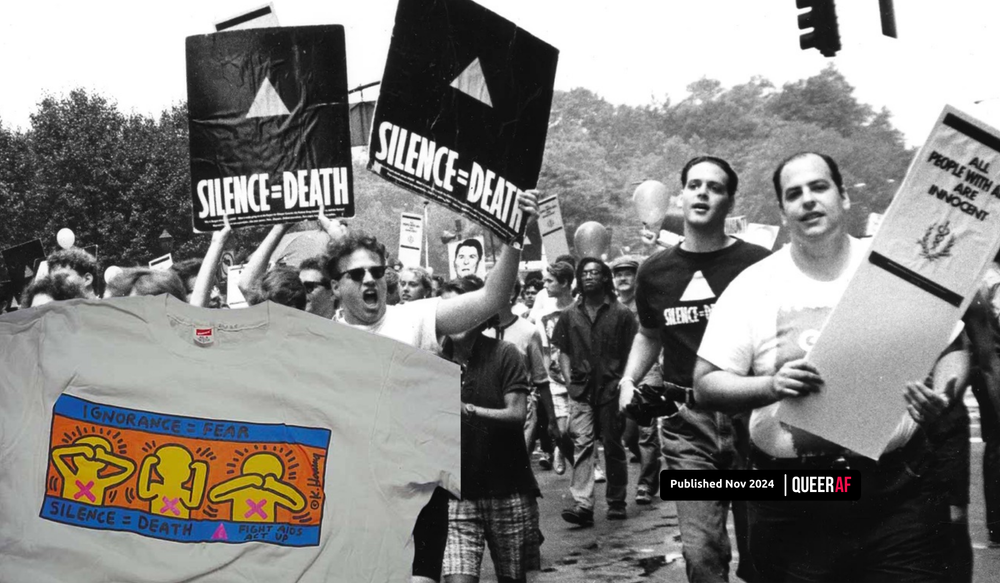 The power of T-shirts in HIV activism turned the body into a site of protest