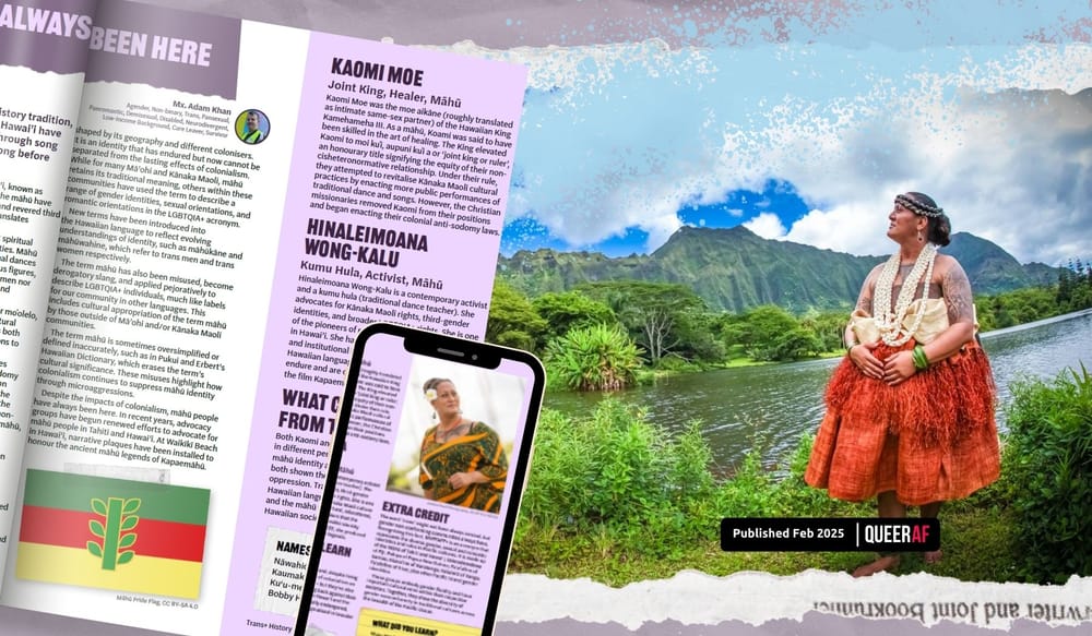 We've always been here, as the history of the Māhū shows us