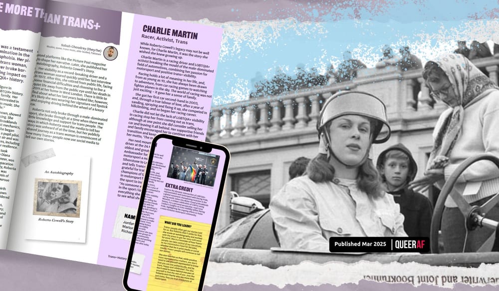 We’re more than Trans+ as engineer, racer and pilot Roberta Cowell shows us