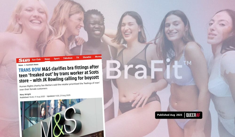 M&S has not banned Trans+ people from bra fitting, refuting claims in Scottish Sun