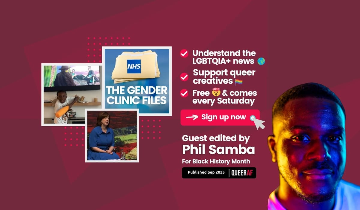 Understand the LGBTQIA+ news: Black History Month guest editor joins, as our Gender Clinic Files investigation begins
