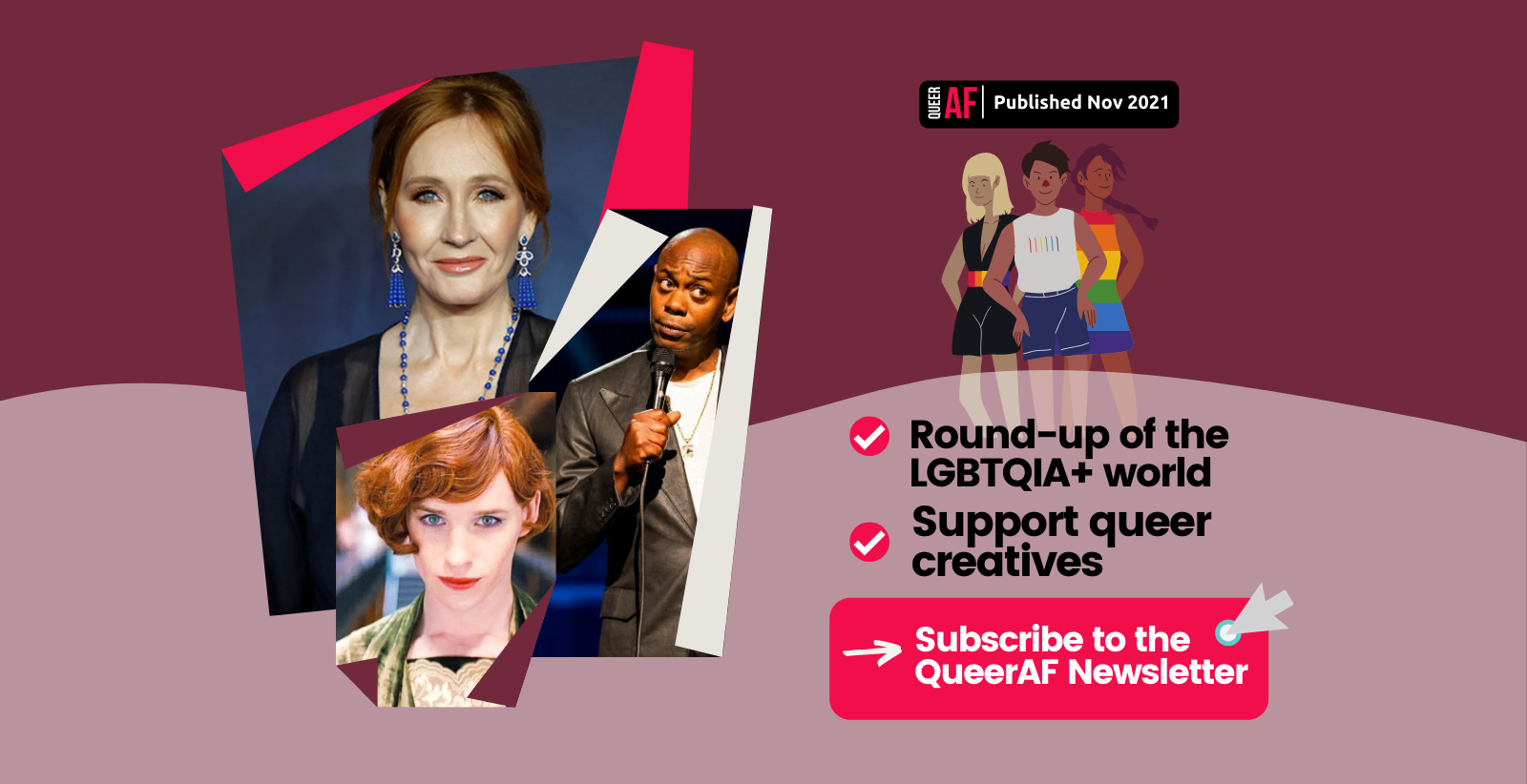 JK Rowling, Eddie Redmayne, Netflix and other LGBTQIA+ stories this week