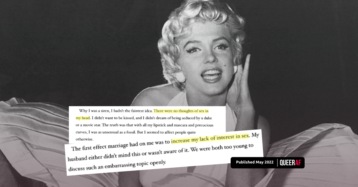 Was Marilyn Monroe asexual? Her autobiography is revealing
