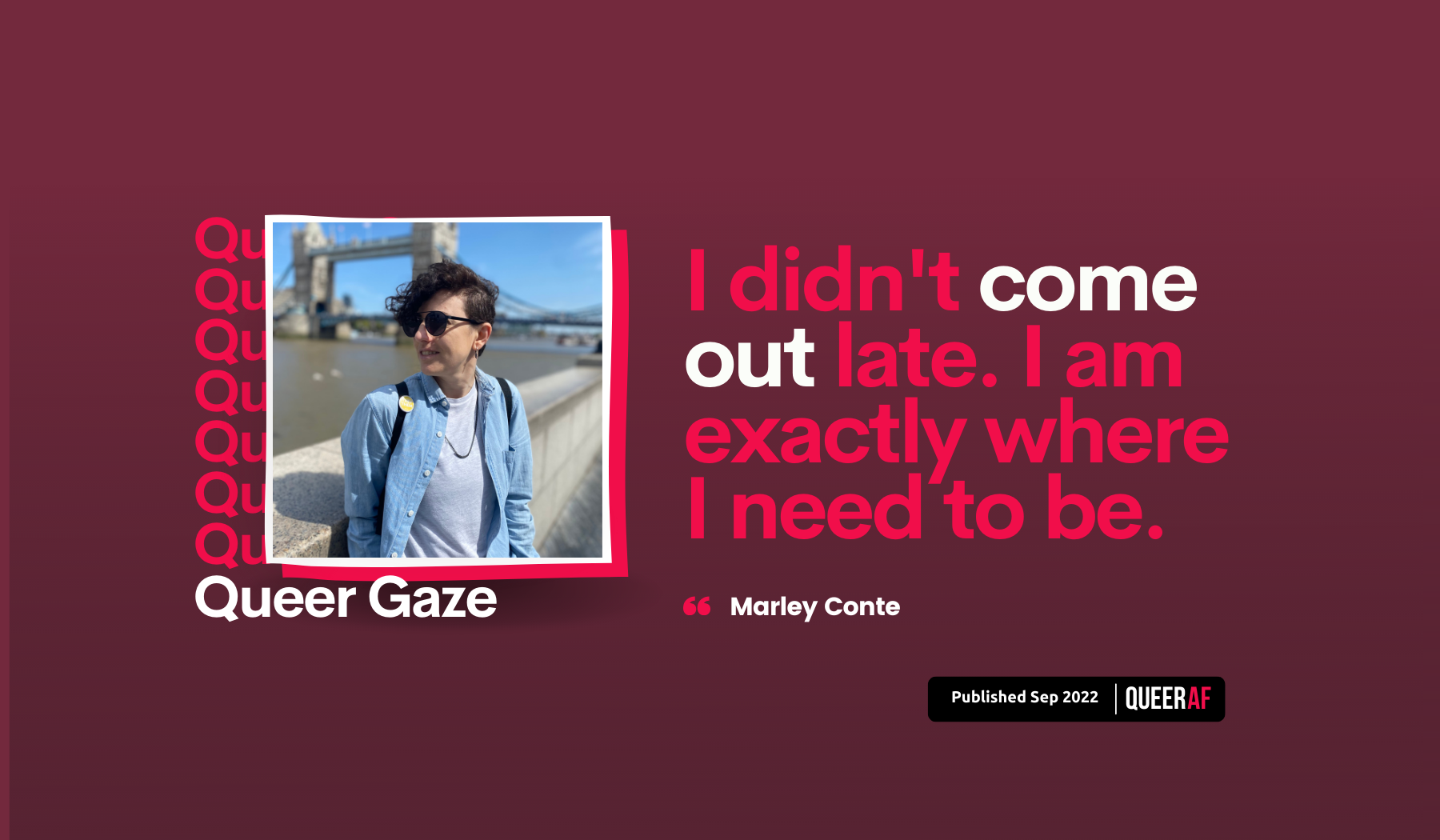 Why I waited until my 30s to come out