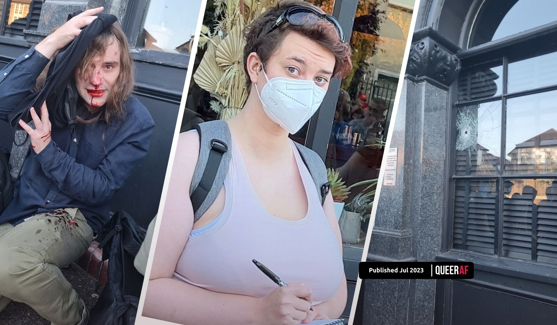 I was attacked while trying to report on an anti-trans protest