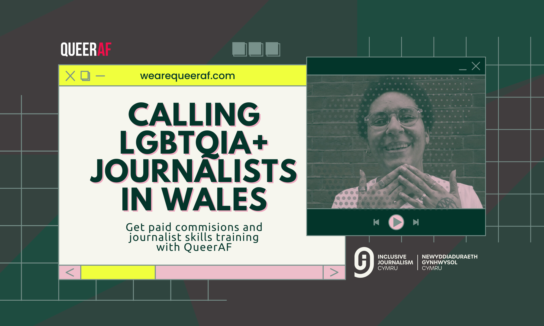 QueerAF partners with Inclusive Journalism Cymru