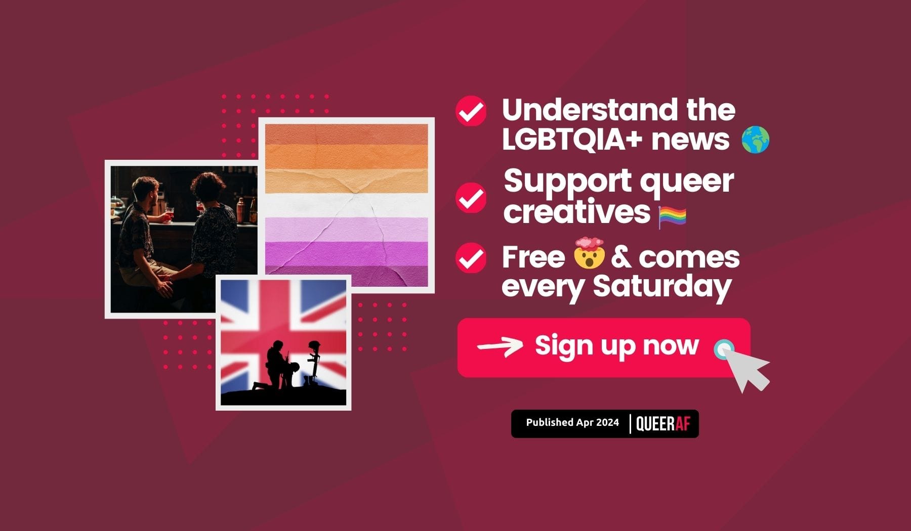 Understand the LGBTQIA+ news: Lesbian Safety, LGBTQIA+ Veterans and Sober Queers