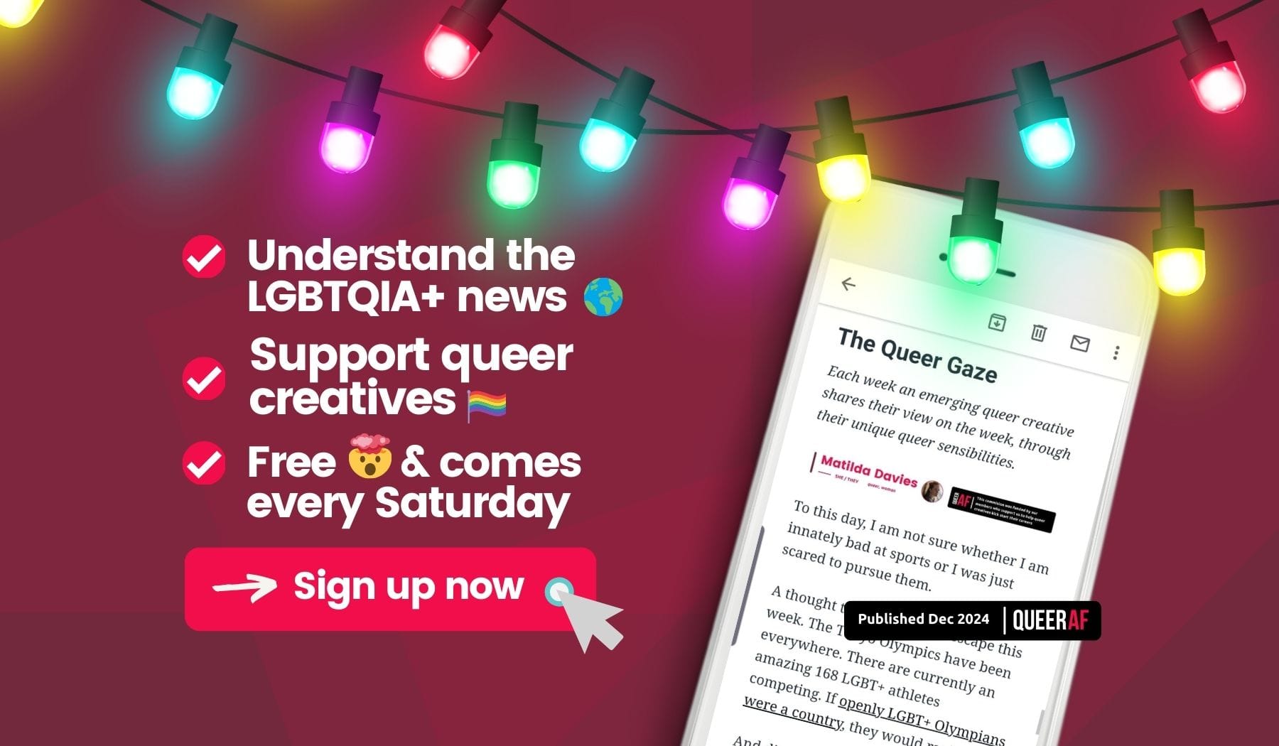 Understand the LGBTQIA+ news: Are you going home for Christmas?