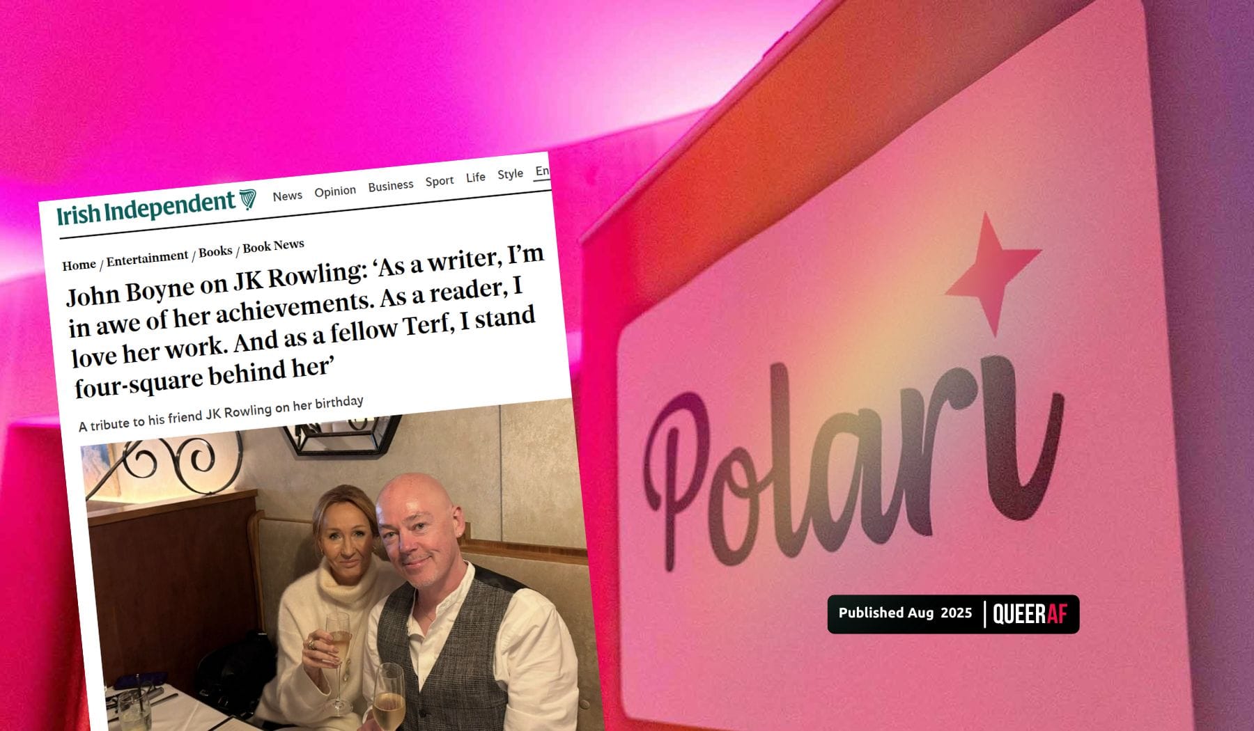 Polari Prize 'pauses' after standing by inclusion of self-proclaimed 'TERF' author, and the majority of authors withdrawing